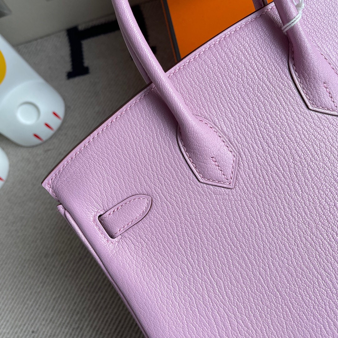 에르메스 버킨백25 핑크퍼플 로즈골드 염소가죽